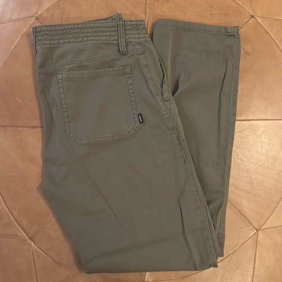 Prana Sancho Boyfriend Pant 10 Rye Green - Picture 6 of 9